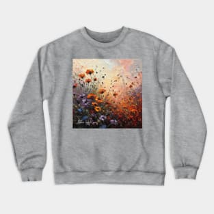 Autumn Wild Flowers Crewneck Sweatshirt